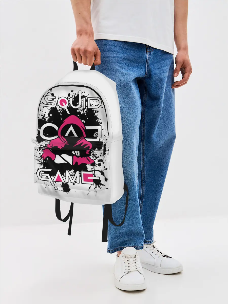 Рюкзак джинсовый / Squid game: guard-killer.