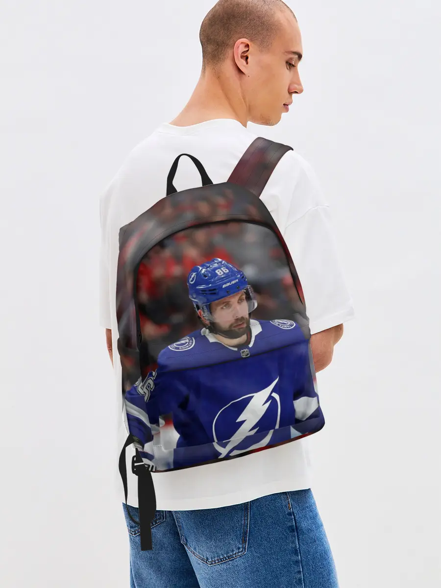 Рюкзак джинсовый / Никита Кучеров, НХЛ