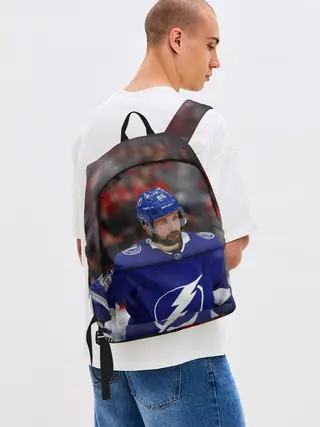 Рюкзак джинсовый / Никита Кучеров, НХЛ
