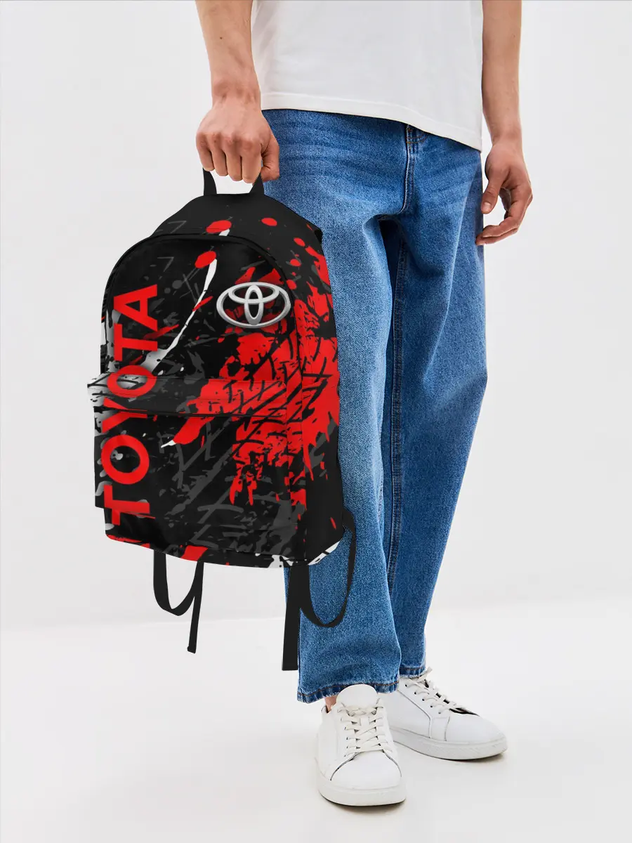 Рюкзак джинсовый / TOYOTA RED / TOYOTA SPORT