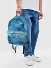 Рюкзак джинсовый / Цифровое небо