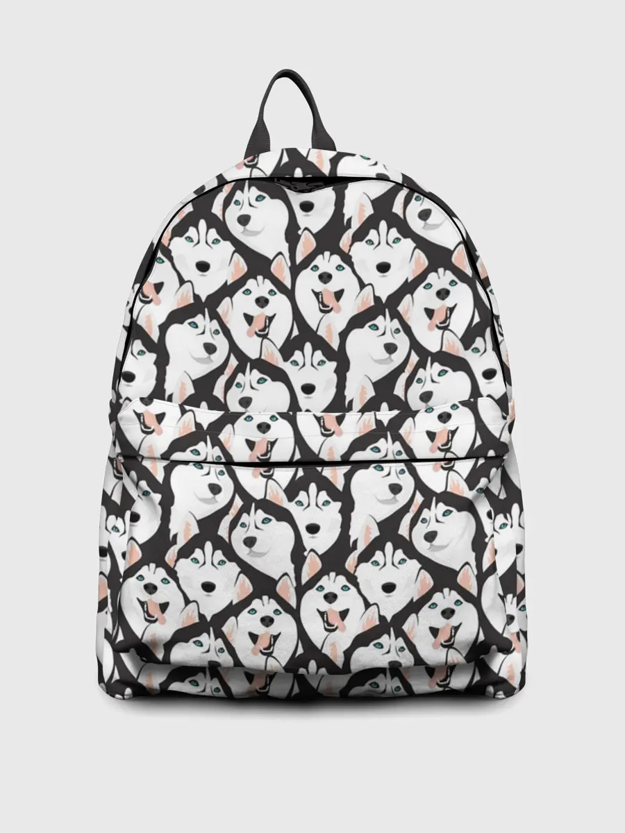 Рюкзак джинсовый / Сибирский Хаски