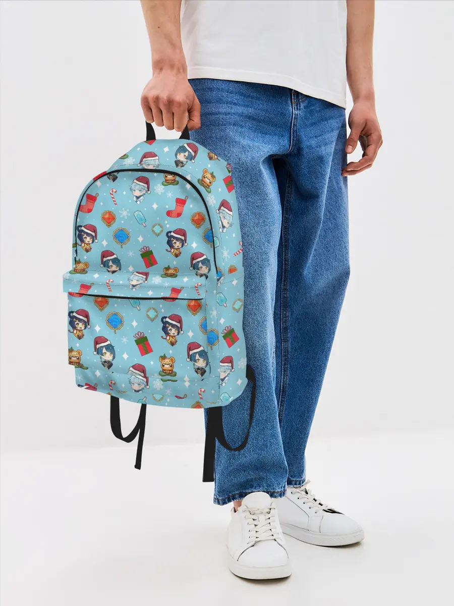 Рюкзак джинсовый / GI Christmas Pattern