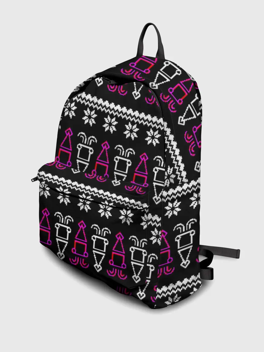 Рюкзак джинсовый / Праздник кальмара