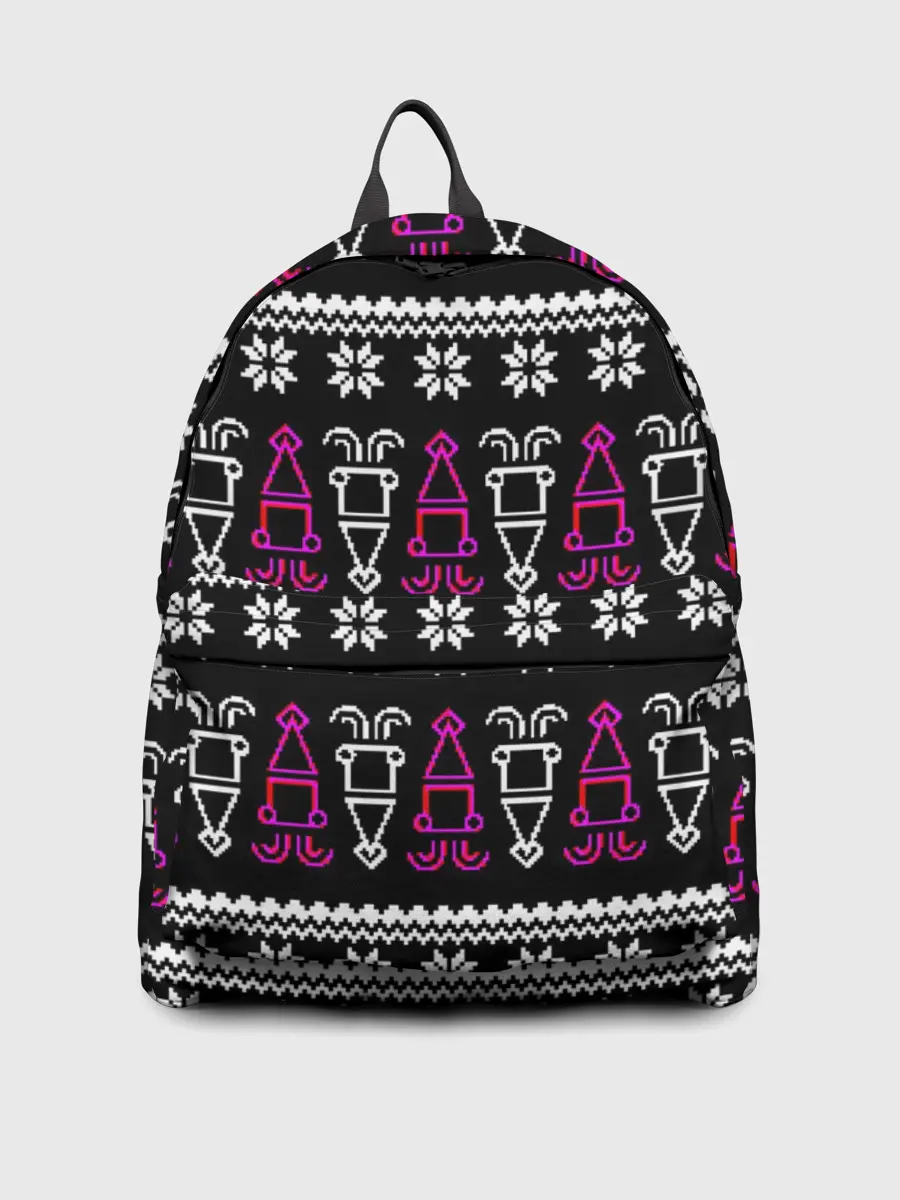 Рюкзак джинсовый / Праздник кальмара