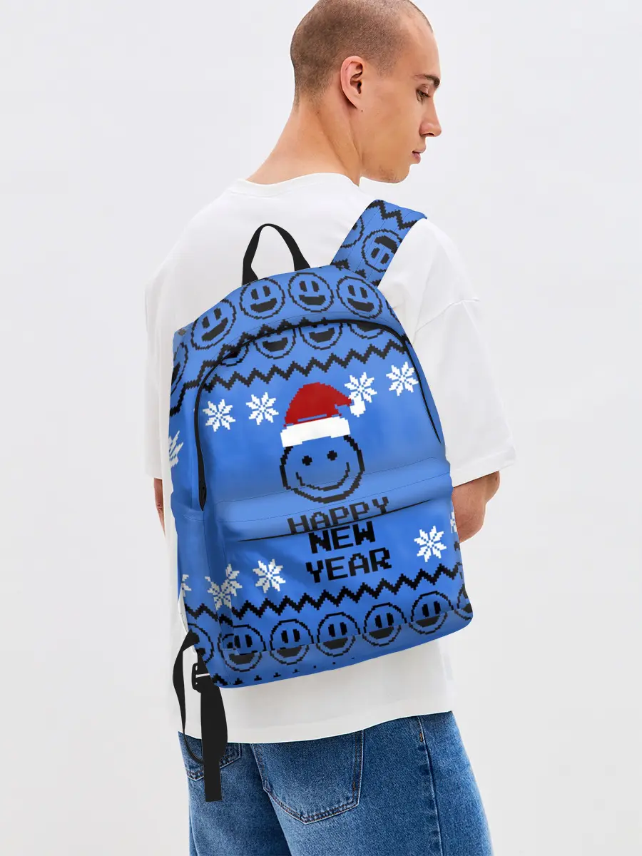 Рюкзак джинсовый / Свитер смайл