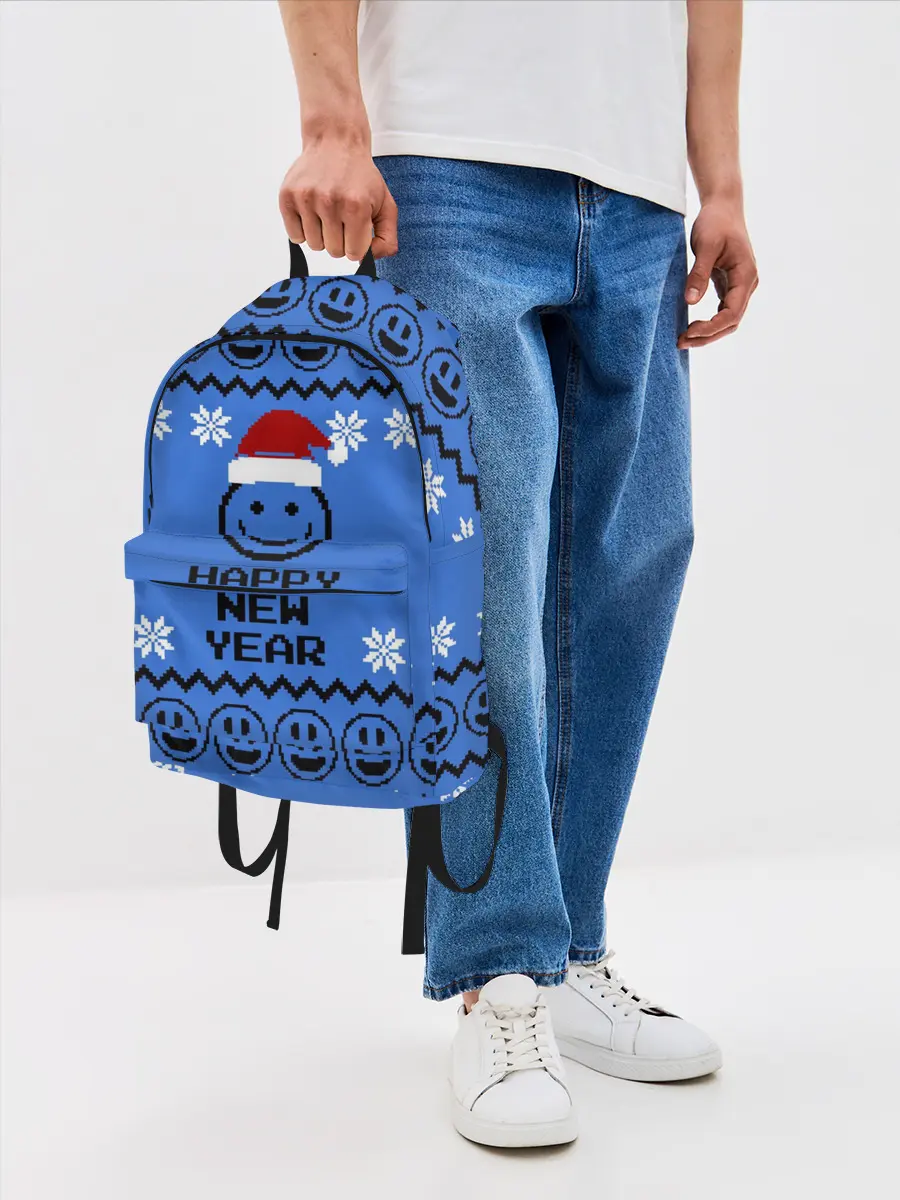 Рюкзак джинсовый / Свитер смайл