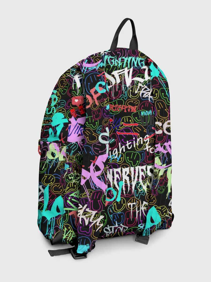 Рюкзак джинсовый / neon graffiti | Smile
