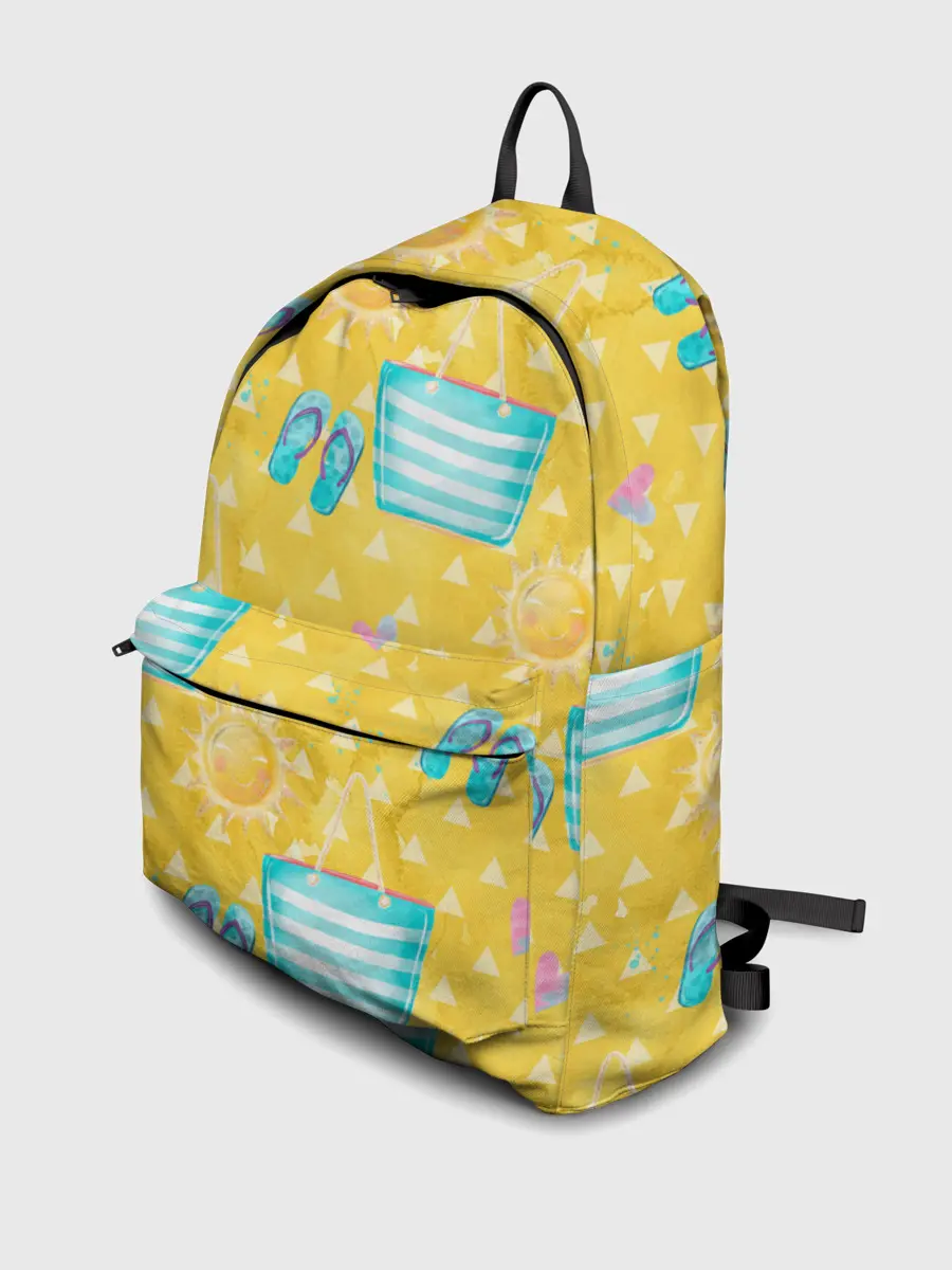 Рюкзак джинсовый / Летний песочный пляж