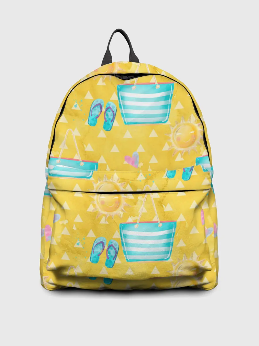 Рюкзак джинсовый / Летний песочный пляж