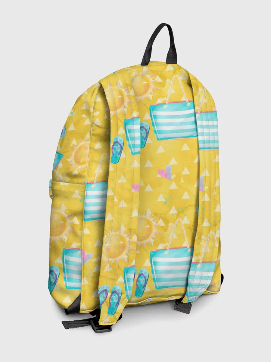 Рюкзак джинсовый / Летний песочный пляж