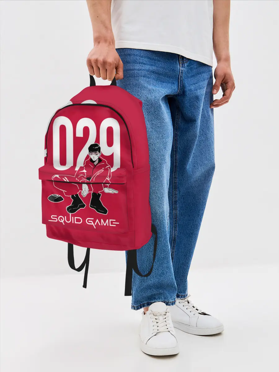 Рюкзак джинсовый / Squid game: guard 029/policeman