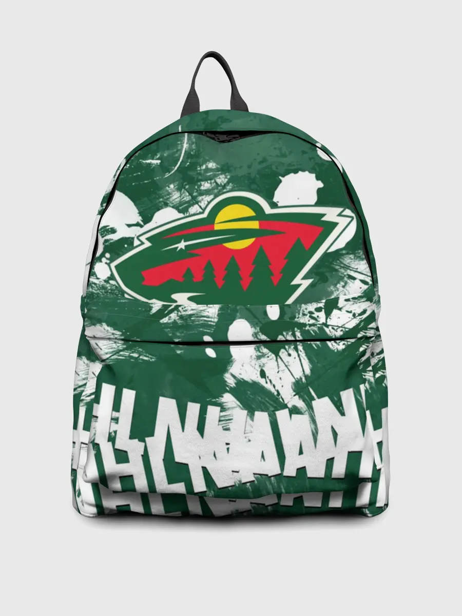 Рюкзак джинсовый / Minnesota Wild, Миннесота Уайлд