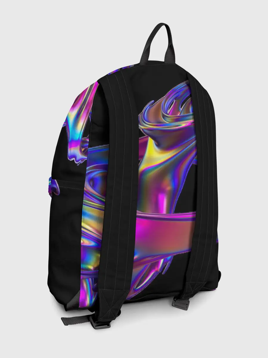 Рюкзак джинсовый / Голографический ураган