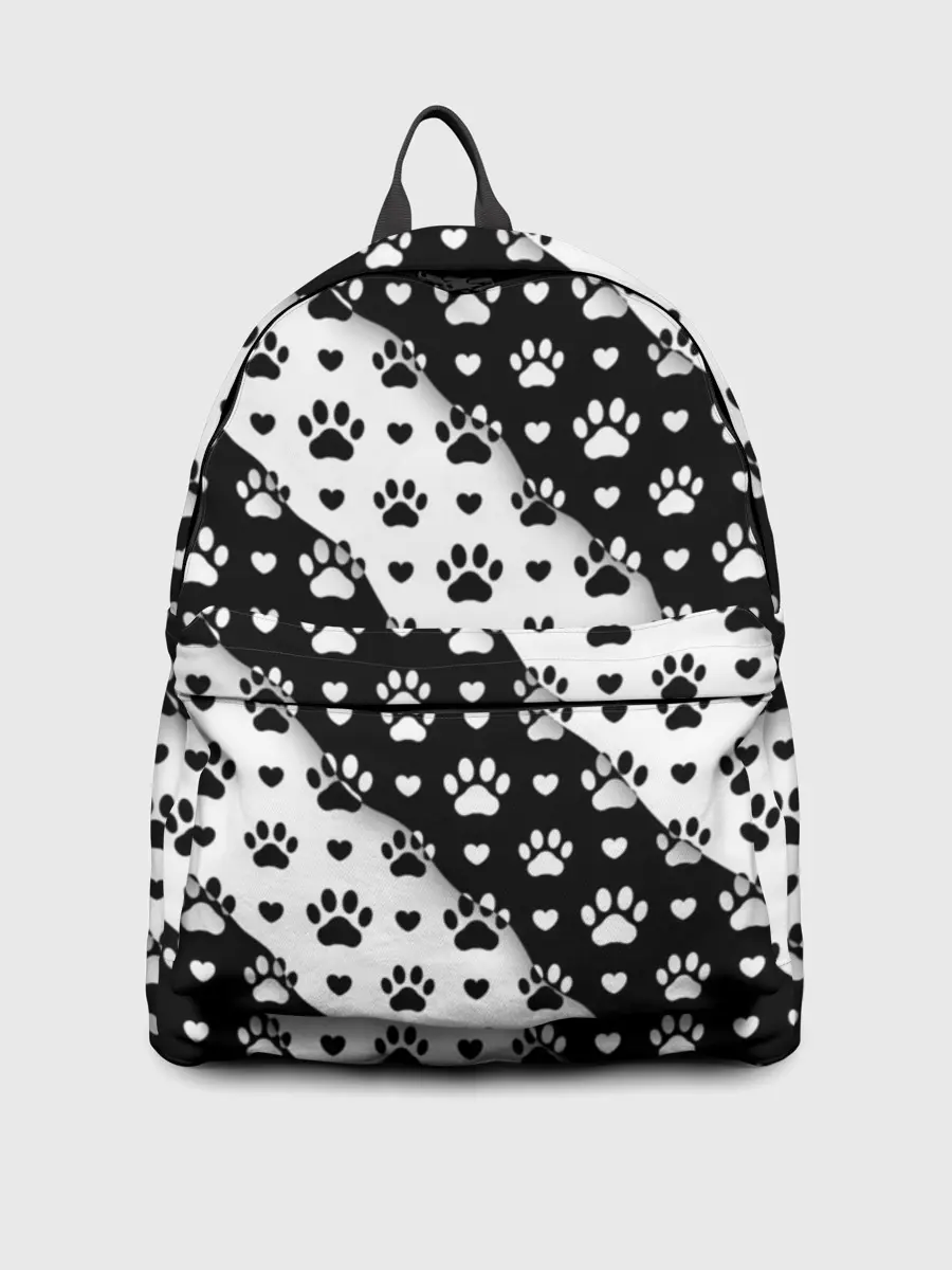 Рюкзак джинсовый / Следы от Лап