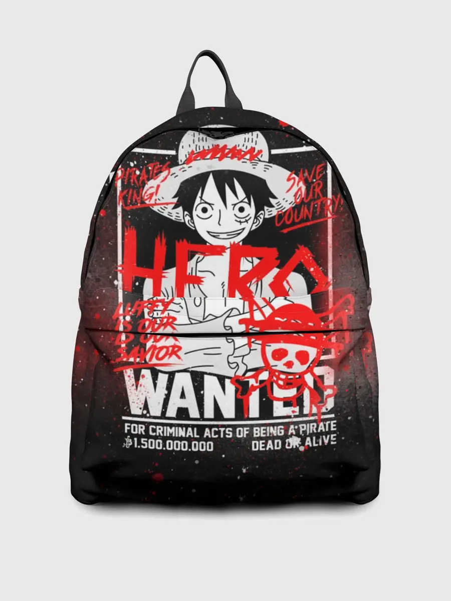 Рюкзак джинсовый / One Piece: Разыскивается Манки Д Лаффи