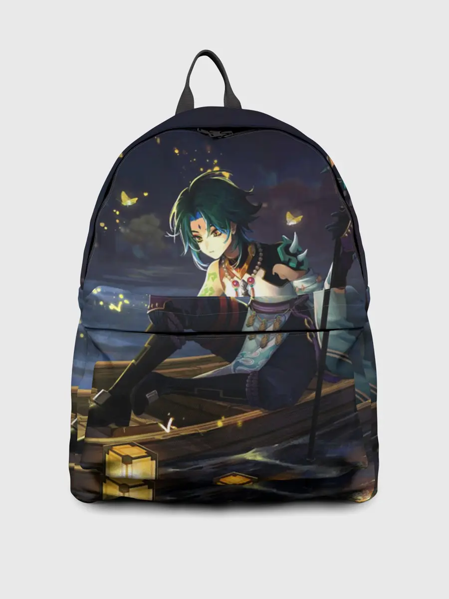 Рюкзак джинсовый / Сяо | Xiao | Genshin Impact