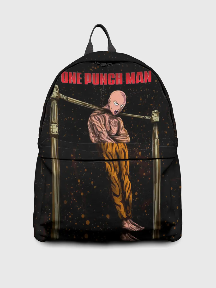 Рюкзак джинсовый / One Punch-Man Сайтама турникимэн