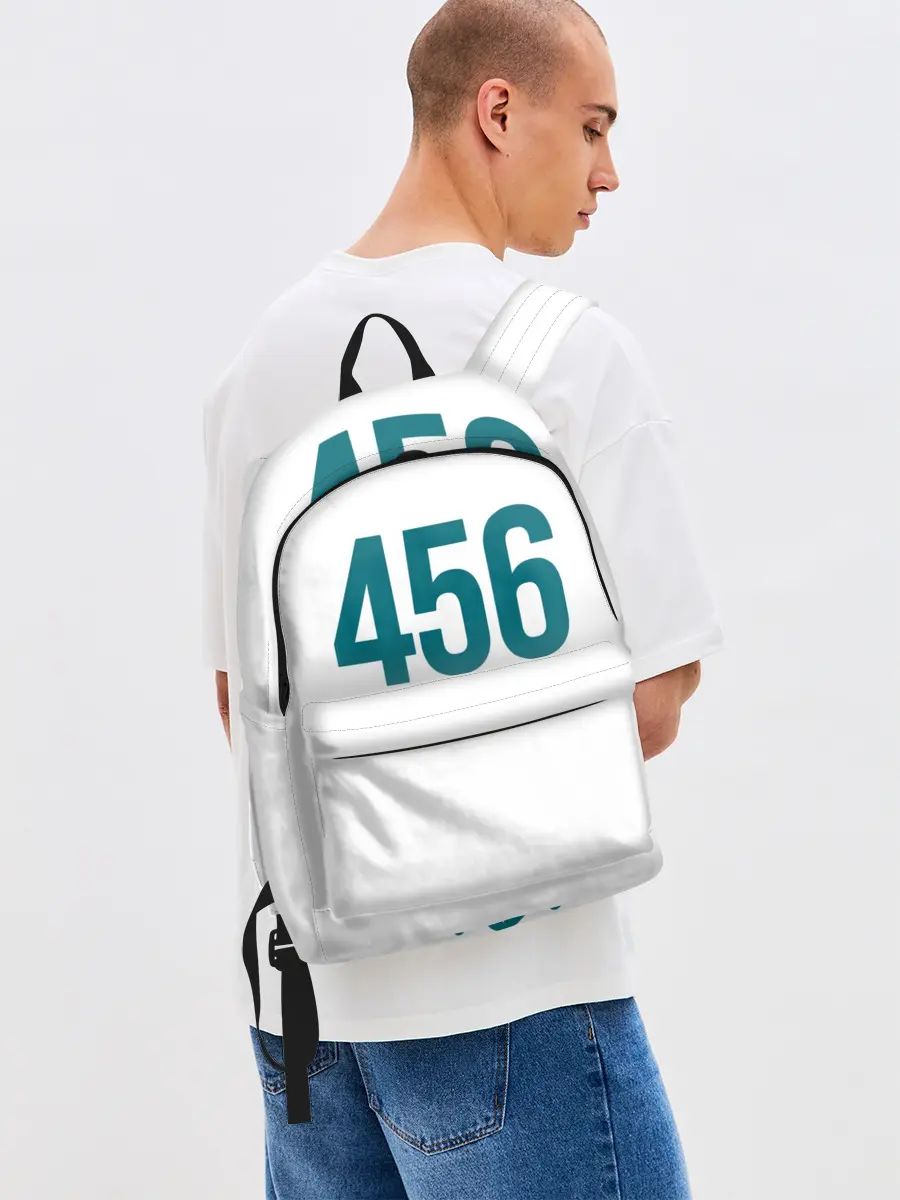 Рюкзак джинсовый / Squid game - Сон Ки Хун 456