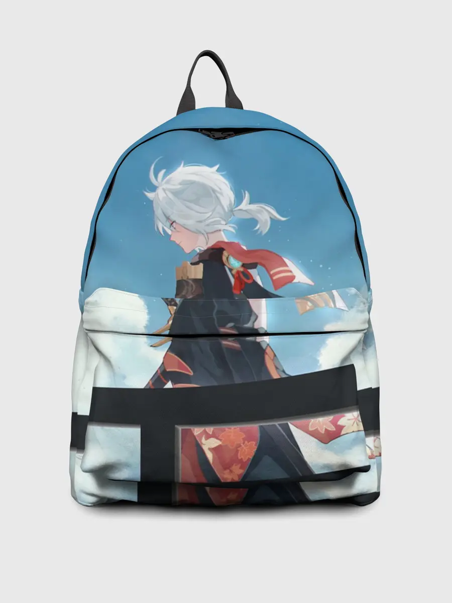 Рюкзак джинсовый / КАДЗУХА НА ФОНЕ НЕБА