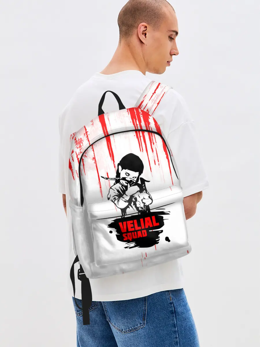Рюкзак джинсовый / velial squad девочка дьявол
