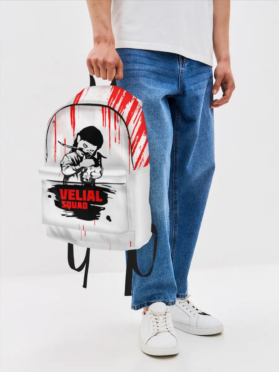 Рюкзак джинсовый / velial squad девочка дьявол