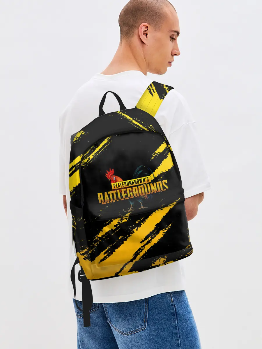 Рюкзак джинсовый / Playerunknowns Battlegrounds: Петух.