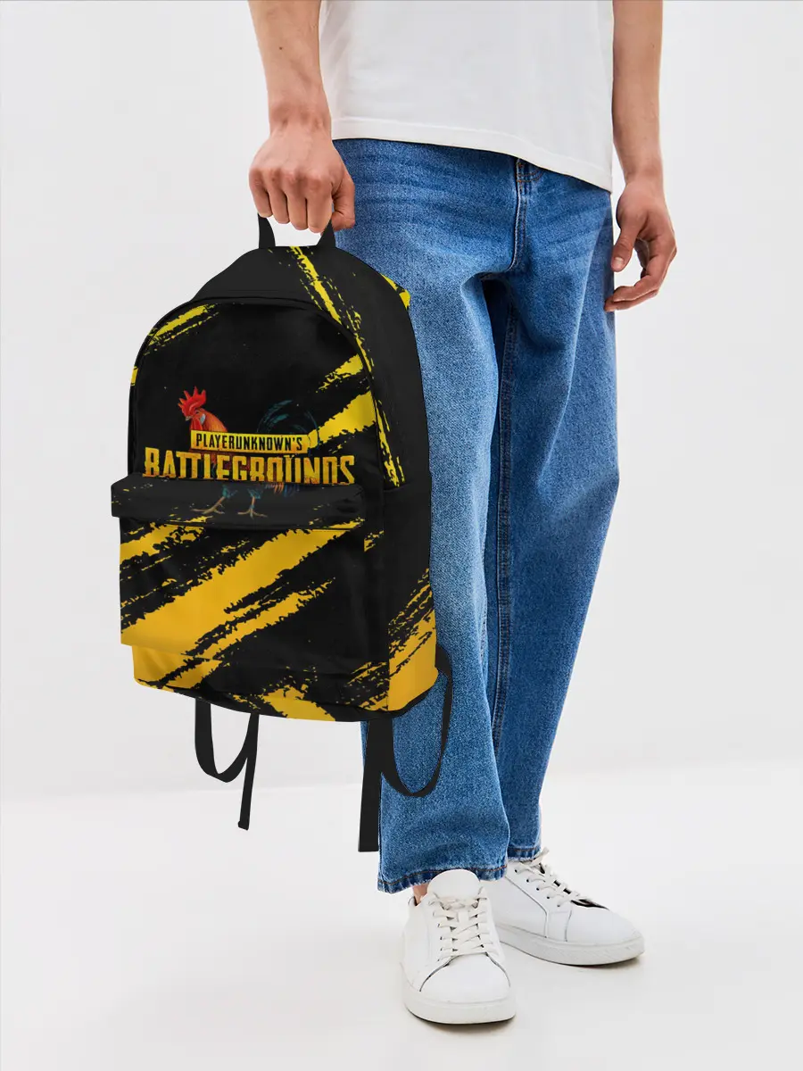 Рюкзак джинсовый / Playerunknowns Battlegrounds: Петух.