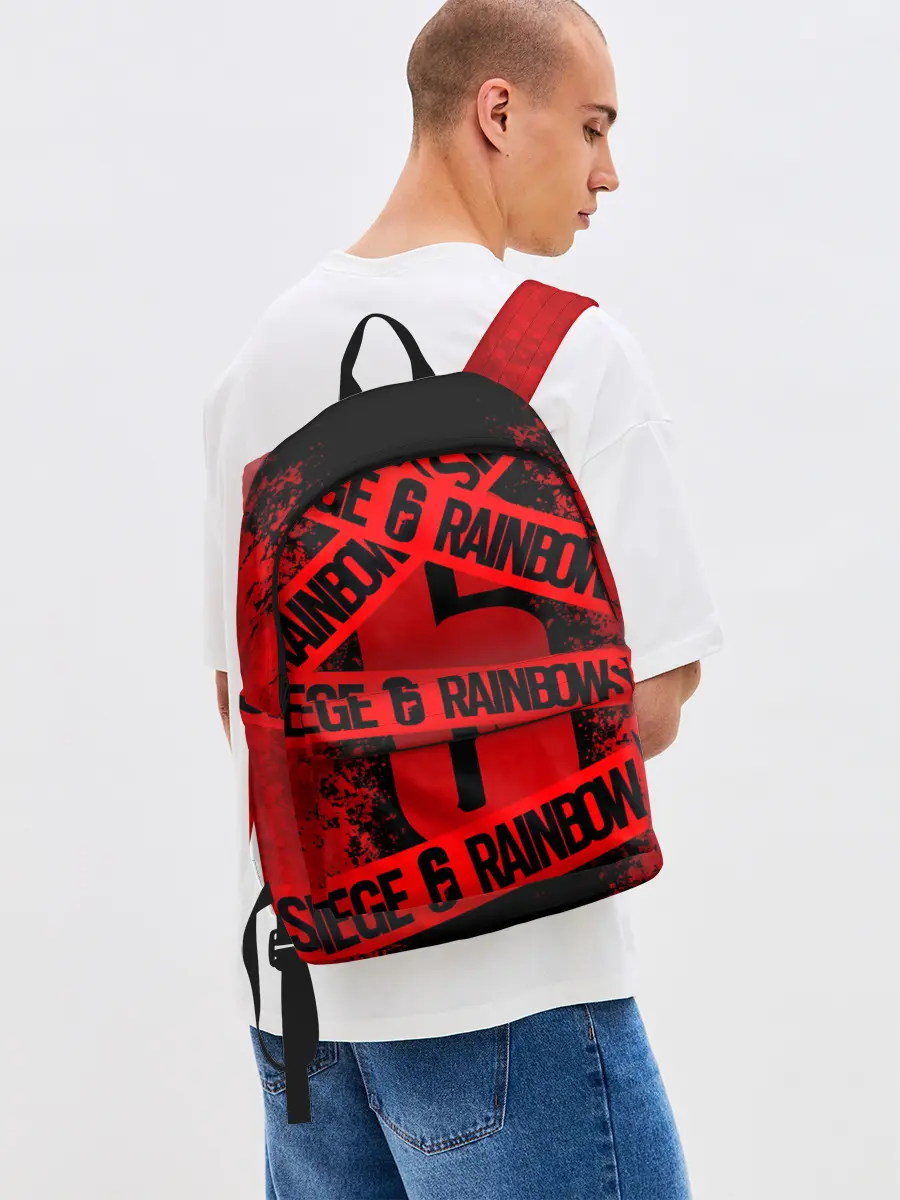 Рюкзак джинсовый / Rainbow Six Siege: Опасно для жизни.