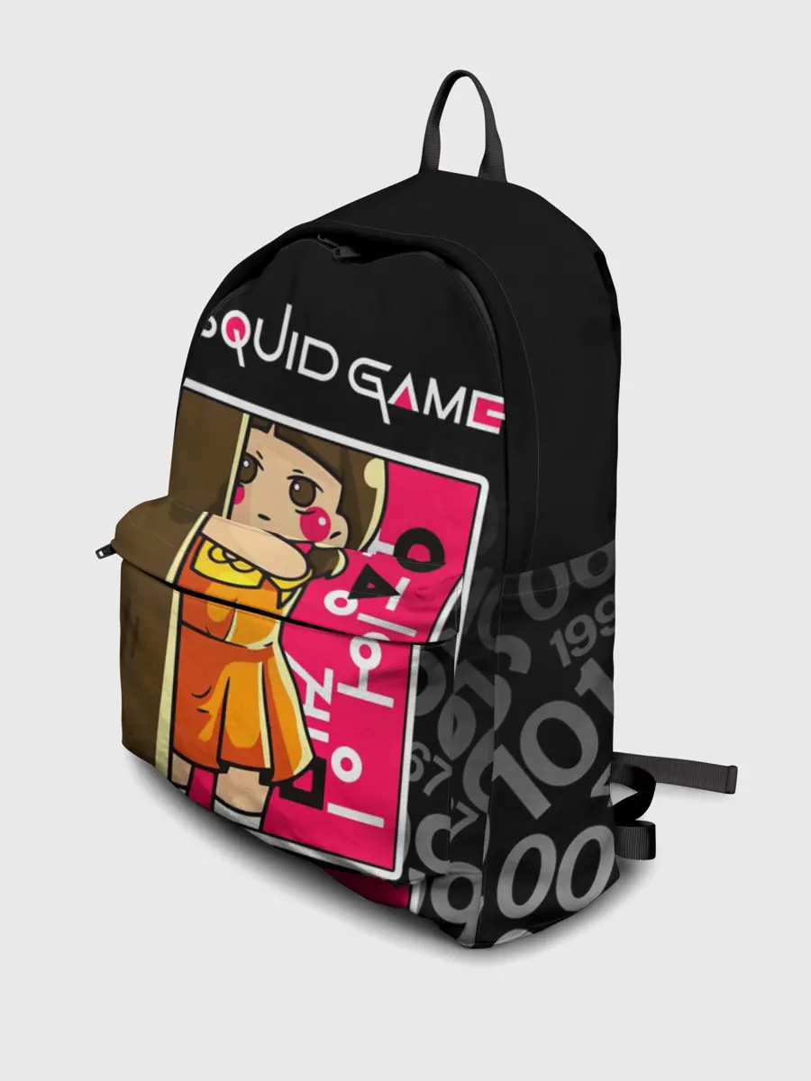 Рюкзак джинсовый / ИГРА В КАЛЬМАРА / КУКЛА / DOLL