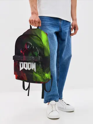 Рюкзак джинсовый / Doomguy | Doom
