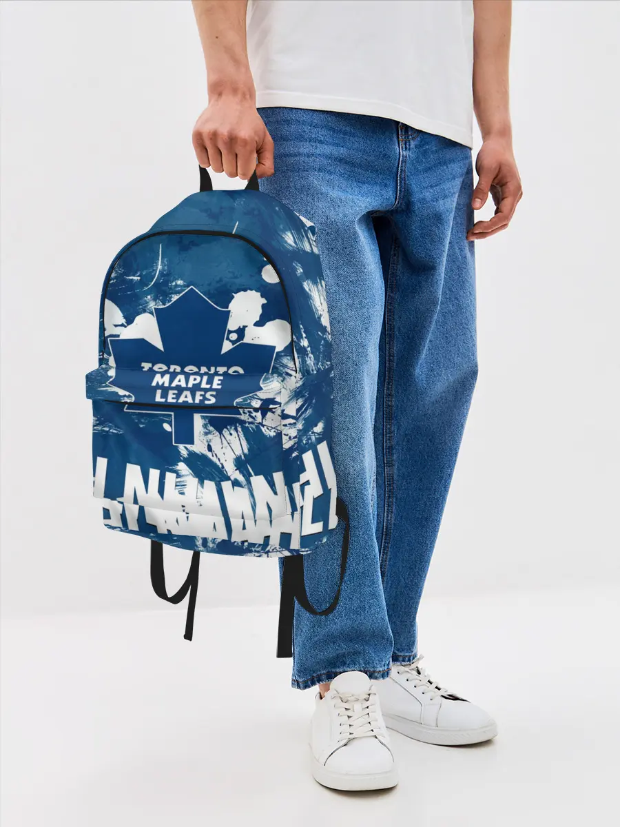 Рюкзак джинсовый / Торонто Мейпл Лифс, Toronto Maple Leafs