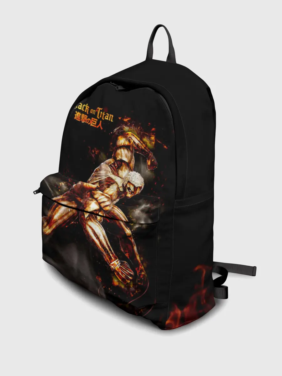 Рюкзак джинсовый / Атака на титанов Бронированный Титан