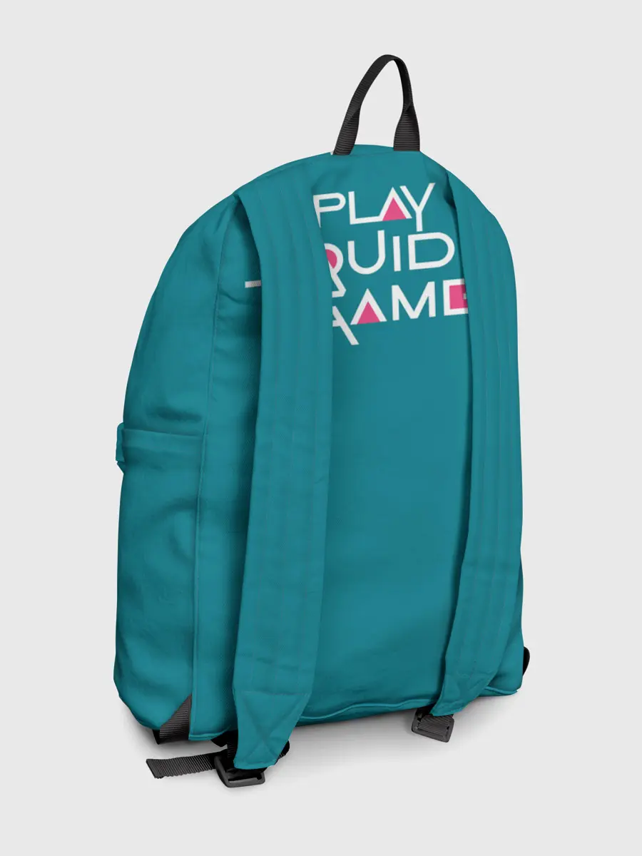 Рюкзак джинсовый / Keep calm and play squid game