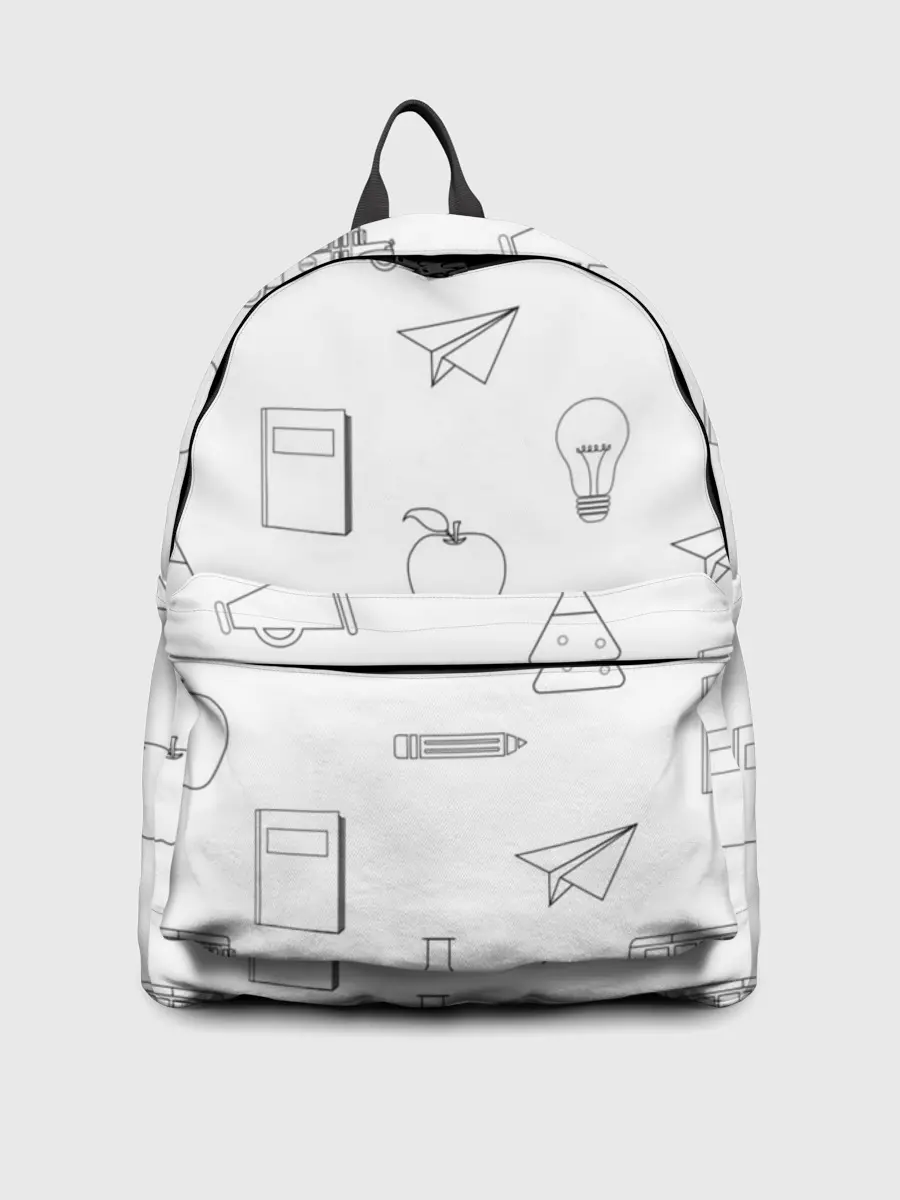 Рюкзак джинсовый / эскизы простые