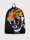 Рюкзак джинсовый / Тигр, с зелеными глазами