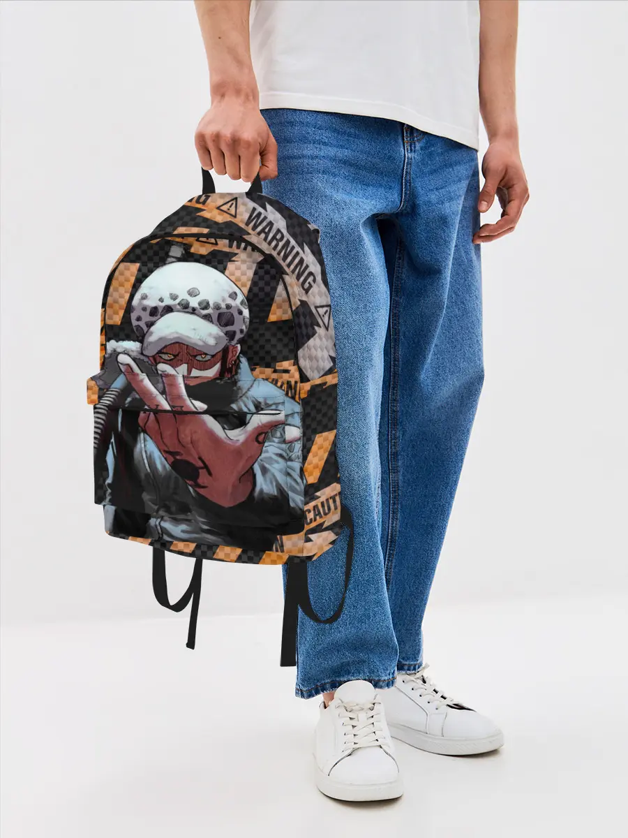 Рюкзак джинсовый / Трафальгар Ло особо опасен