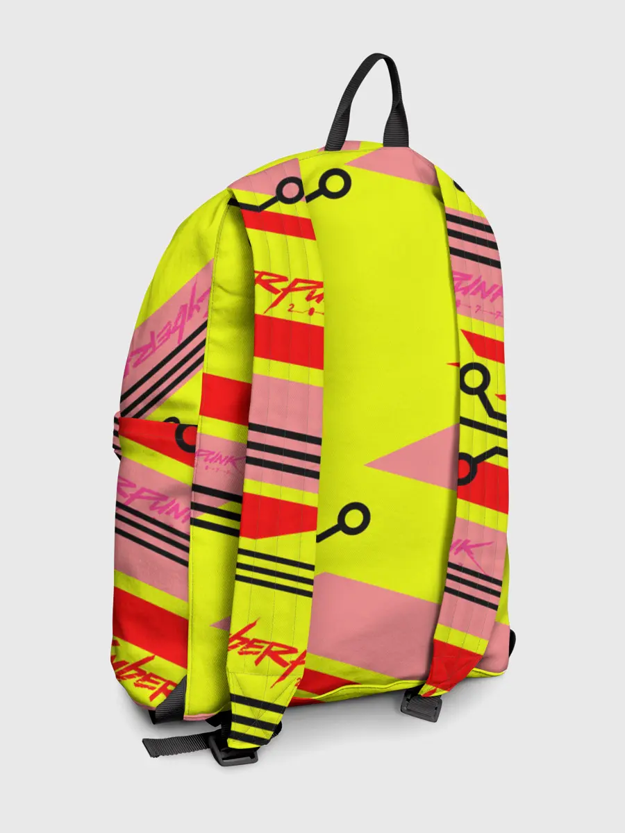 Рюкзак джинсовый / Cyberpunk 2077 Киберматрица.