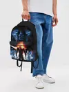 Рюкзак джинсовый / MASS EFFECT N7 КАПИТАН ШЕПАРД