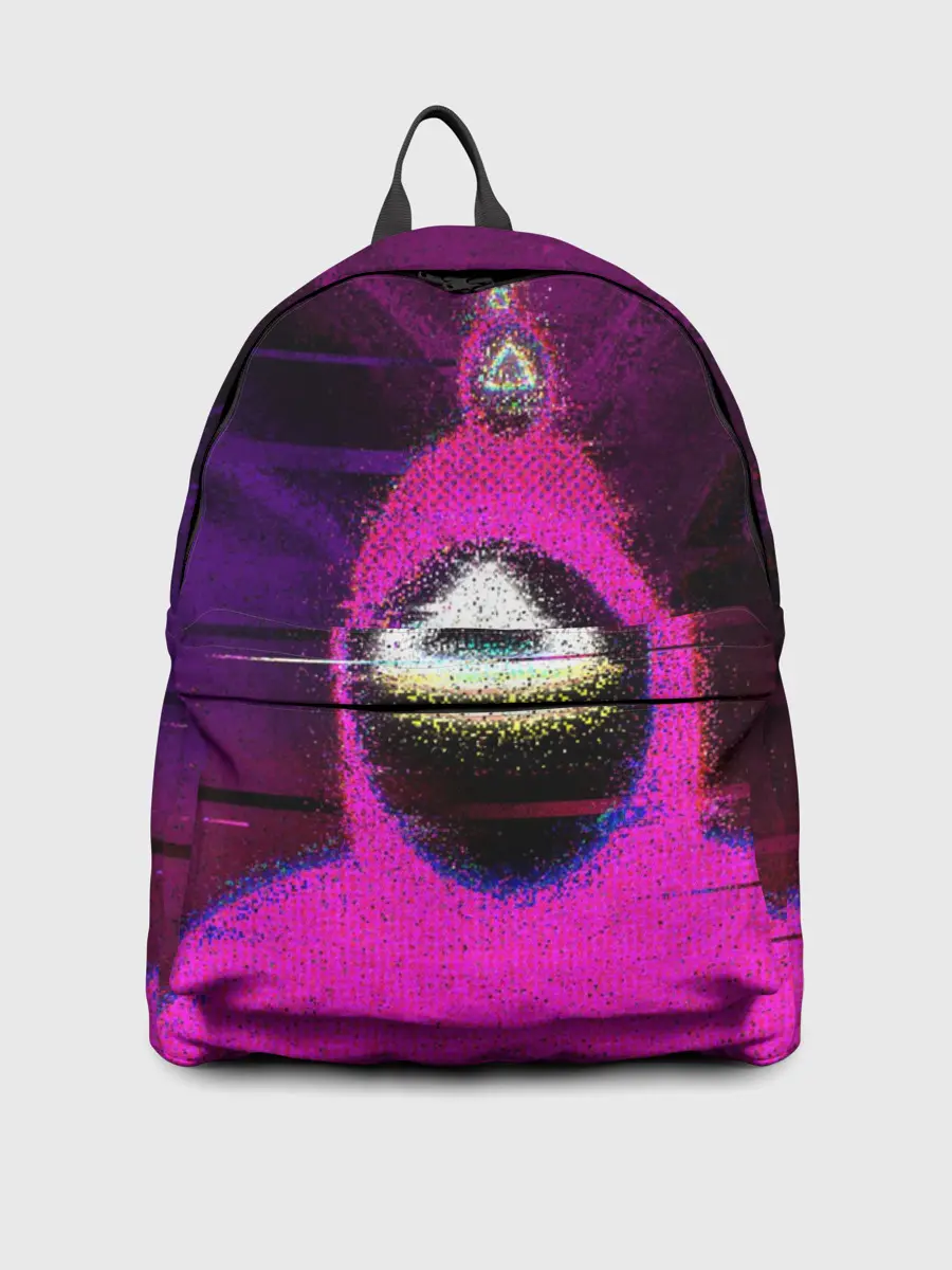 Рюкзак джинсовый / Squid game glitch