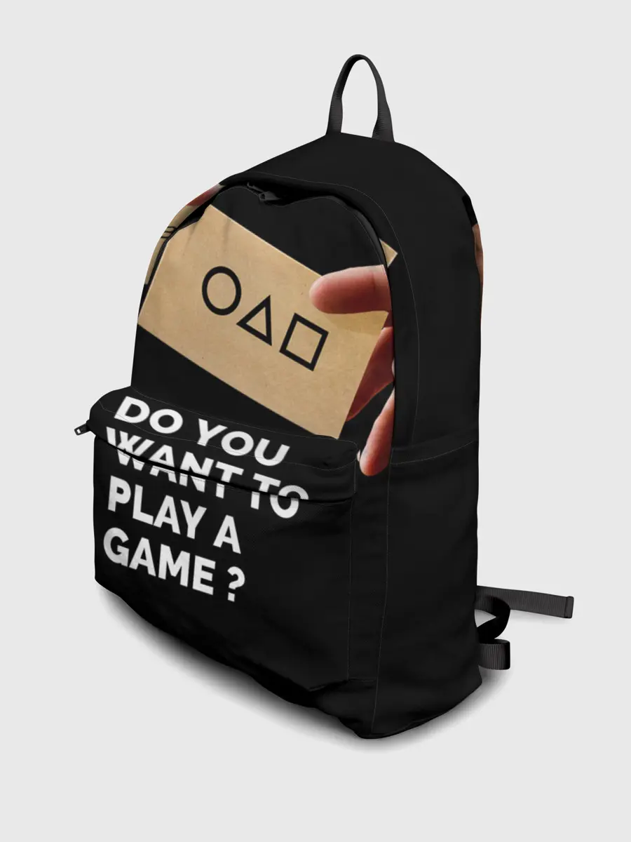 Рюкзак джинсовый / Squid game: Do you want to play a game?