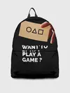 Рюкзак джинсовый / Squid game: Do you want to play a game?