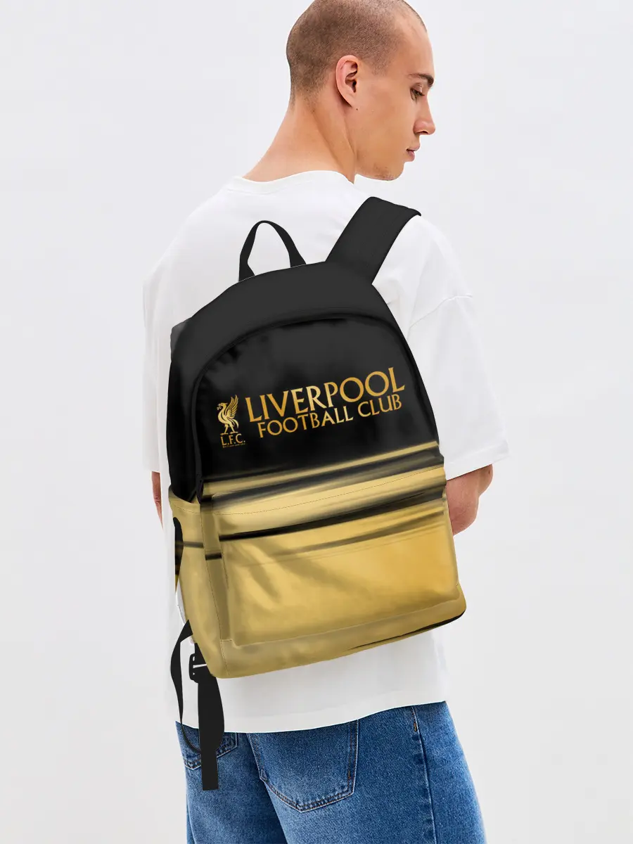 Рюкзак джинсовый / Ливерпуль. Футбольный клуб.