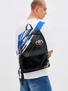 Рюкзак джинсовый / TOYOTA SPORT / ЛИНИИ / LINES