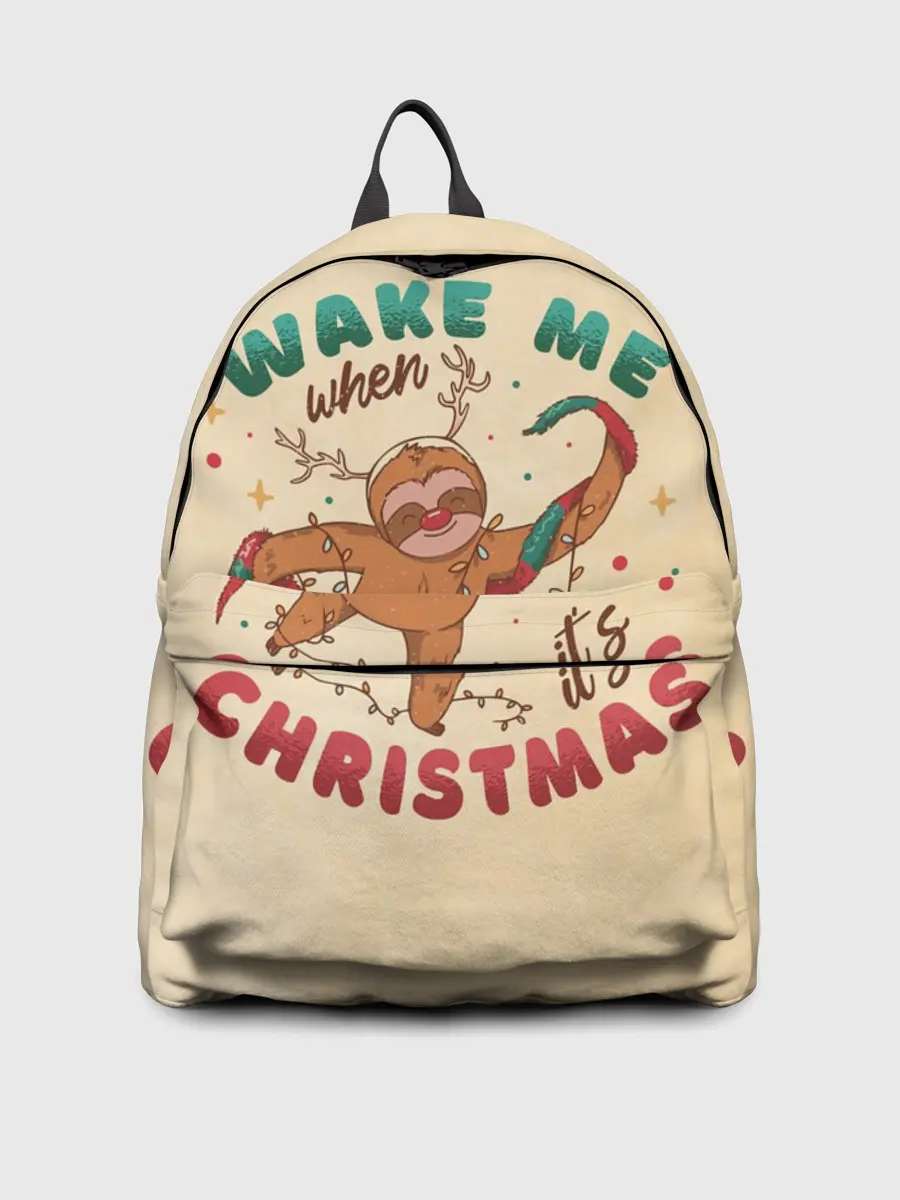 Рюкзак джинсовый / Новогодний ленивец