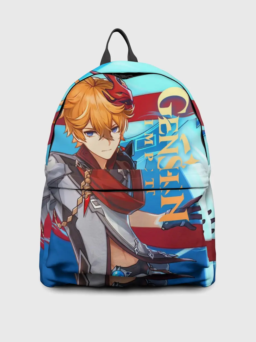 Рюкзак джинсовый / Геншин импакт: Тарталья