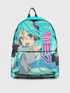 Рюкзак джинсовый / Hatsune Miku / Мику Хацунэ