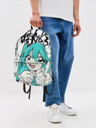 Рюкзак джинсовый / Hatsune Miku