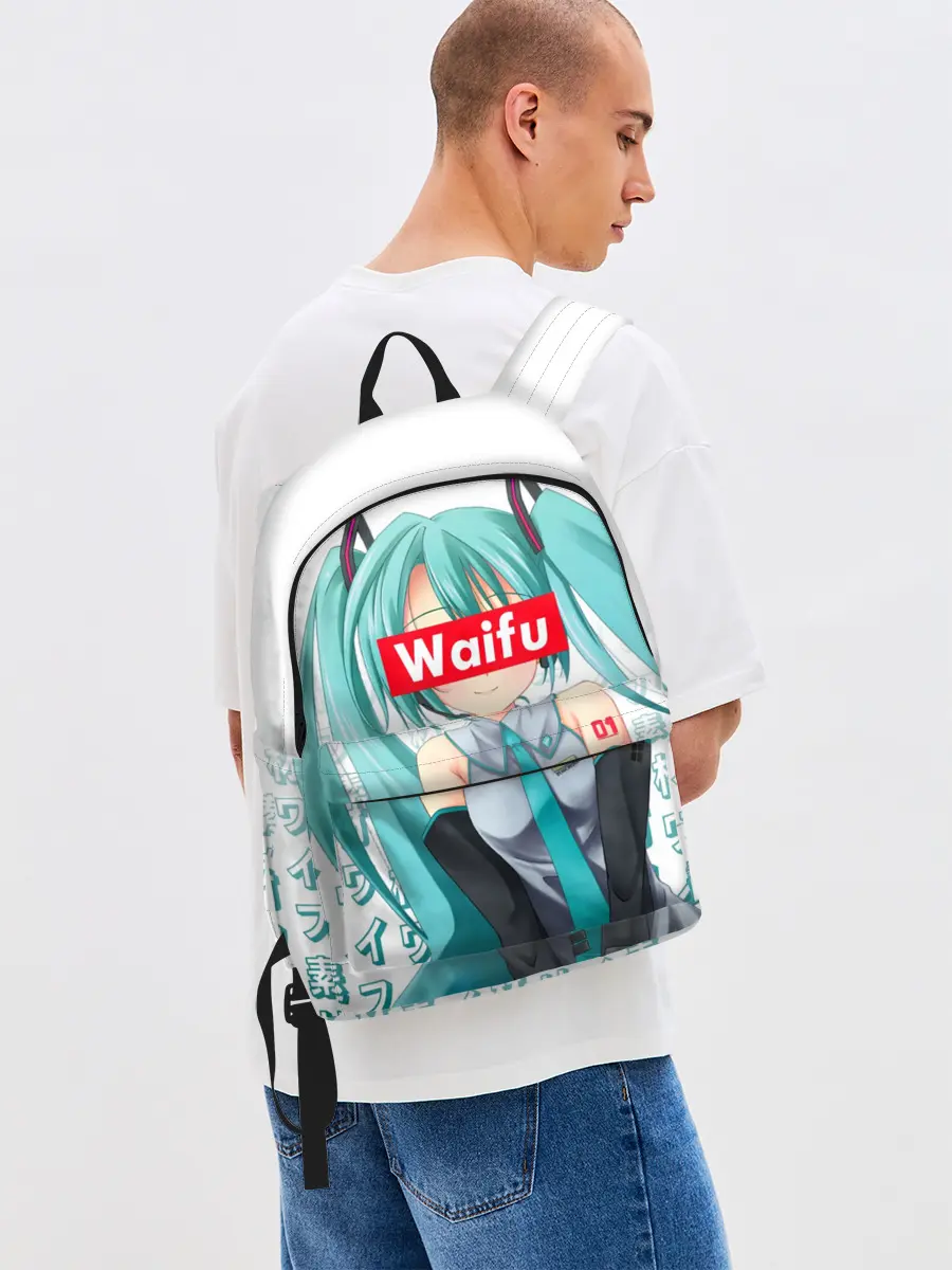 Рюкзак джинсовый / Waifu - Hatsune Miku