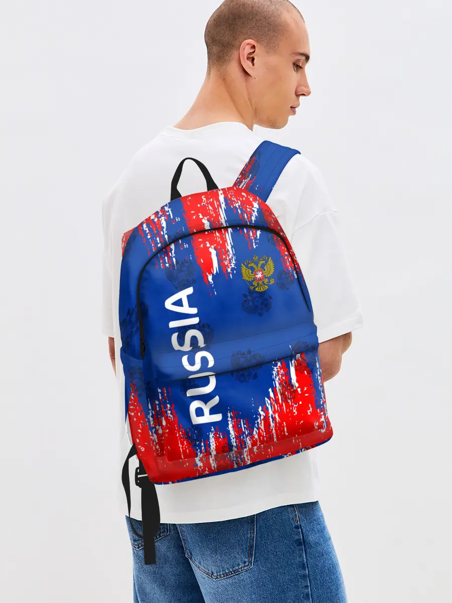 Рюкзак джинсовый / Патриот России. Я Русский!